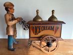 Ijsco kar + ijscoman, Antiek en Kunst, Antiek | Speelgoed, Ophalen of Verzenden