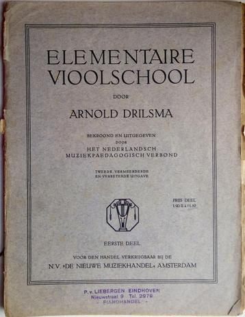 Arnold Drilsma Elementaire Vioolschool beschikbaar voor biedingen