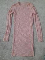 Roze kanten stretch jurk AmericanApparel., Ophalen of Verzenden, Zo goed als nieuw