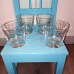 Johnnie walker whisky glazen met diamant bodem set van 4, Ophalen, Zo goed als nieuw, Overige typen