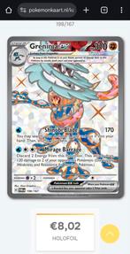 Pokemon kaart: Greninja EX, Hobby en Vrije tijd, Ophalen of Verzenden, Zo goed als nieuw, Losse kaart, Foil