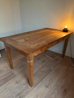 Teak houten eettafel, Huis en Inrichting, Tafels | Eettafels, Ophalen, Gebruikt, 50 tot 100 cm, 150 tot 200 cm