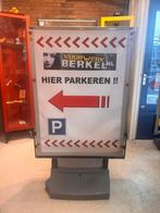 2x stoepbord met voor en achterkant, Ophalen of Verzenden, Gebruikt, Overige typen
