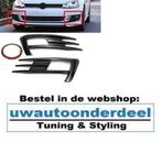 Vw Golf 7 Carbon Look GTI GTD Look Trim Spoiler Voorbumper, Auto diversen, Tuning en Styling, Verzenden