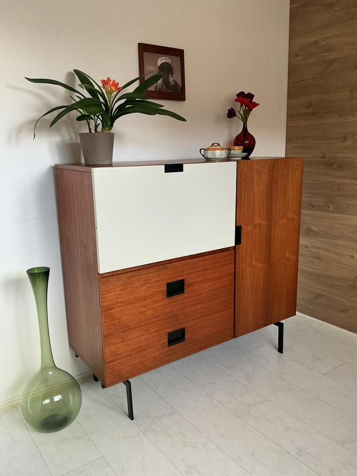 PASTOE HIGHBOARD KAST CU01van CEES BRAAKMAN japanse serie, Huis en Inrichting, Kasten | Dressoirs, Zo goed als nieuw, 100 tot 150 cm
