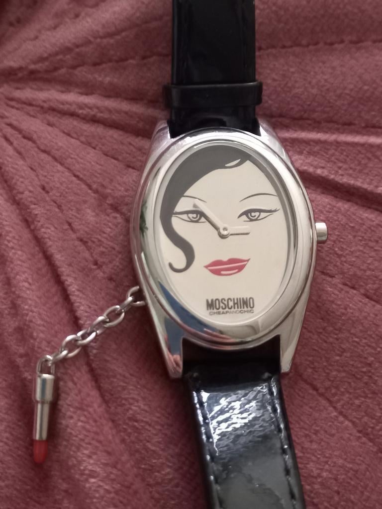 Vintage Moschino Cheap and Chic Dameshorloge Z.g.a.n, Sieraden, Tassen en Uiterlijk, Horloges | Dames, Gebruikt, Polshorloge, Overige merken