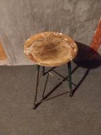 Vintage schoolkrukje, Huis en Inrichting, Krukjes, Ophalen, Gebruikt, Hout