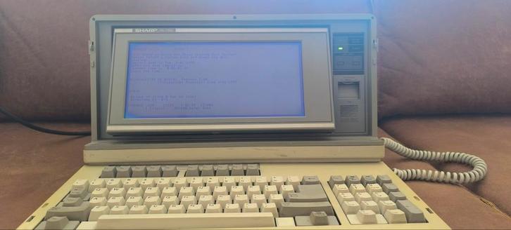 Sharp Vintage PC met HardCard, Computers en Software, Vintage Computers, Ophalen