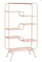 roze metalen vakken kast, Ophalen, Zo goed als nieuw