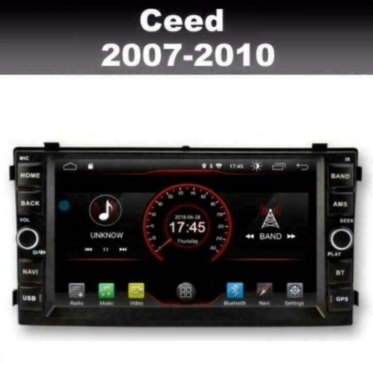 Kia Ceed 2007 - 2010 radio navigatie android 10 wifi dab+, Auto diversen, Autoradio's, Nieuw, Ophalen of Verzenden