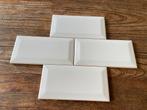 Oude witte metro tegels, Ophalen, Minder dan 5 m², Wandtegels, Keramiek