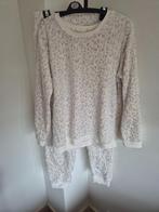 PRIMARK huispak maat XL fleece pyjama dames crème wit set, Primark, Beige, Maat 46/48 (XL) of groter, Ophalen of Verzenden