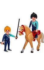 Playmobil 6933 Voltigeteam met paard, Ophalen of Verzenden, Zo goed als nieuw