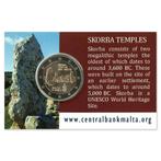 Coincard Malta Skorba Temples 2020, Ophalen of Verzenden, Malta, 2 euro
