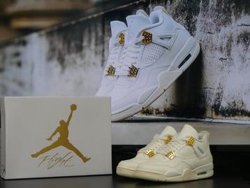 Nike Air Jordan 4 Matallic Gold