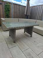 Lounge / dining tafel, tuintafel, Ophalen, Zo goed als nieuw, Wicker, Rechthoekig