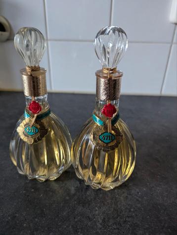 2x 4711 Eau de Cologne Karaf Flessen, ongeopend beschikbaar voor biedingen