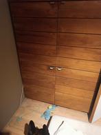 kast teakhout, Huis en Inrichting, Kasten | Kledingkasten, Gebruikt, Teakhout, Ophalen of Verzenden, 150 tot 200 cm