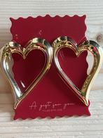 Nieuw! Statement oorbellen ? goudkleurig - Hart, Ophalen of Verzenden, Nieuw, Goud, Overige materialen