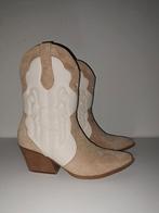 Cowboylaarzen beige met bruin maat 41, Blue Box, Schoenen met lage hakken, Bruin, Ophalen of Verzenden