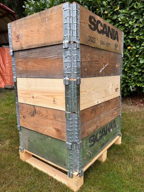 pallet opzetranden, Doe-het-zelf en Verbouw, Kratten en Dozen, Gebruikt, Bak of Kist, 75 tot 100 cm, 50 cm of meer, 60 cm of meer