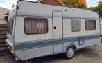 Fendt caravan Joker 495E, 1993 met Isabella voortent &luifel, Caravans en Kamperen, Particulier, Omvormbare zithoek, Kachel, Tot en met 4