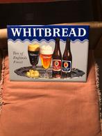 Reclamebord geen emaille bord whitbread bier plaat 1, Ophalen of Verzenden, Gebruikt, Reclamebord, Plaat of Schild, Overige merken