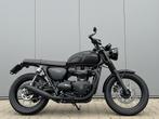 Triumph Bonneville T100 Black ABS Custom - A2 - Remus uitlat, 900 cc, Nijkamp & Ooteman Motoren, ABS, Meer dan 35 kW