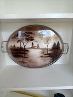 Porseleinen dienblad, Ophalen