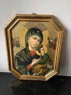 Brocante paneel Maria met kind, Ophalen of Verzenden