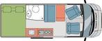 Benimar Benivan 145 Fiat 130 PK manueel (bj 2019), Overige merken, Gebruikt, Overige kleuren, 4 stoelen