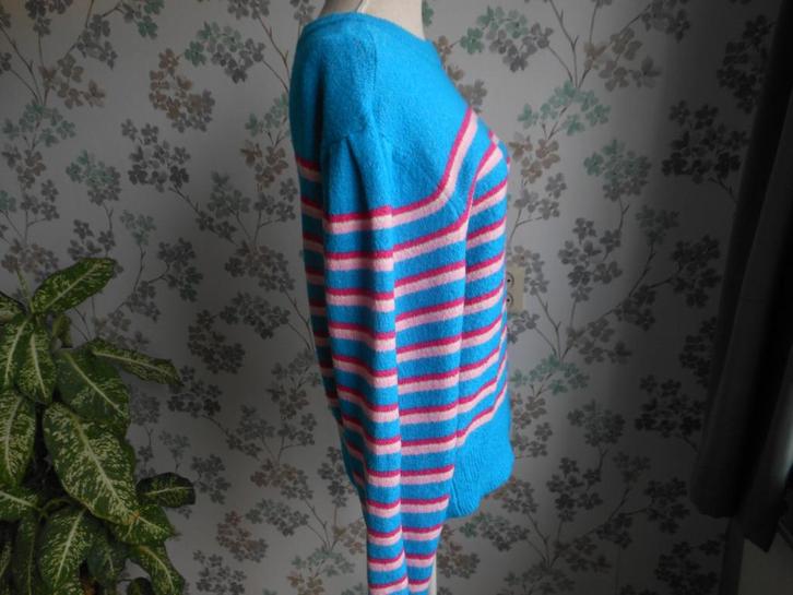 Fijne trui van TODAY met kleine pofmouwen, Kleding | Dames, Truien en Vesten, Zo goed als nieuw, Maat 42/44 (L), Blauw, Ophalen of Verzenden