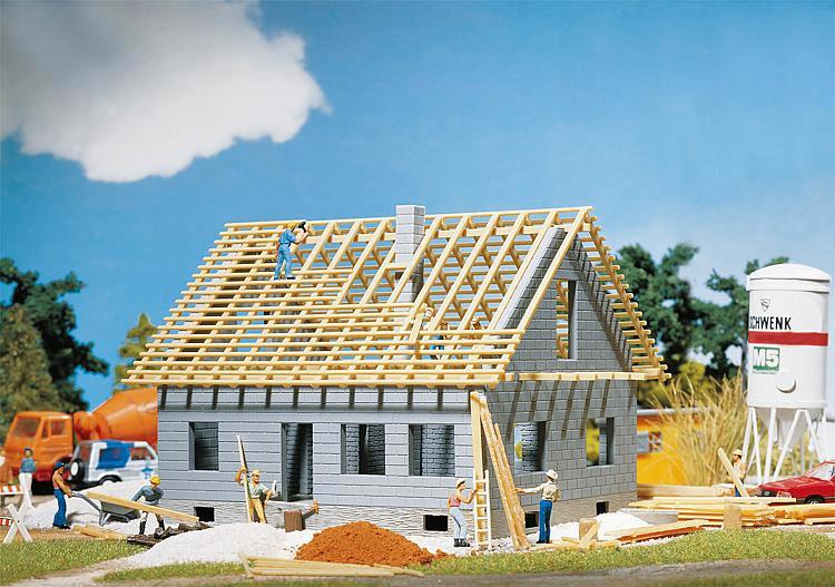 Faller Eengezinswoning in aanbouw, Overige merken, Wisselstroom, Brug, Tunnel of Gebouw, Nieuw