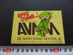 sticker leger strip soldaat effe dimme! AVNM staat achter je, Verzamelen, Stickers, Ophalen, Zo goed als nieuw, Bedrijf of Vereniging