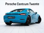 Porsche 718 Cayman (bj 2018, automaat), Auto's, Achterwielaandrijving, 4 cilinders, Met garantie (alle), Blauw