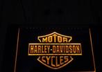 Harley davidson reclame neon bord reclamebord lamp mancave, Verzamelen, Ophalen of Verzenden, Nieuw, Lichtbak of (neon) lamp