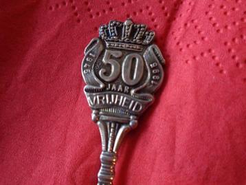 lepeltje 50 JAAR VRIJHEID beschikbaar voor biedingen