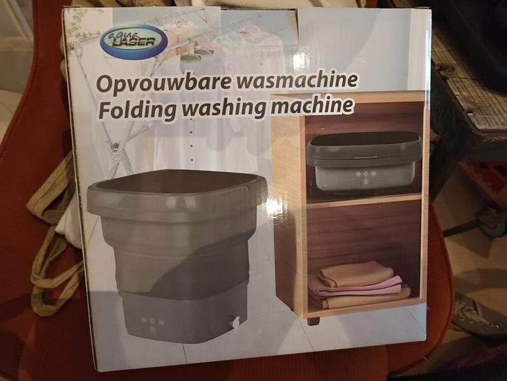Opvouwbare Wasmachine - Camping & Babykleding, Witgoed en Apparatuur, Wasmachines, Nieuw, Minder dan 4 kg, Minder dan 85 cm, Minder dan 1200 toeren