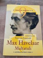 Max Havelaar Tekst in context Peter van Zonneveld, Maatschappij en Samenleving, Ophalen of Verzenden, Zo goed als nieuw, Nederland