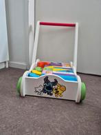 Woezel en Pip Houten Loopwagen, Kinderen en Baby's, Speelgoed | Babyspeelgoed, Ophalen, Gebruikt, Overige typen, Met wieltjes