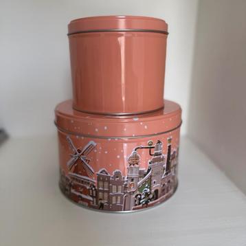Amsterdam cookie storage tins x 2