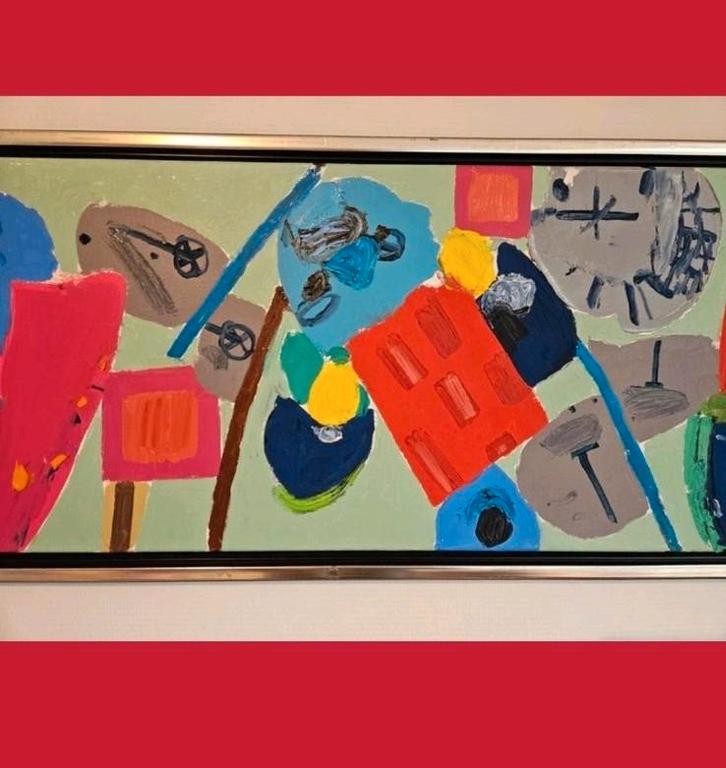 Jurjen de Haan - Geheimschrift
(Den Haag, 1936 - 2018), Antiek en Kunst, Kunst | Schilderijen | Abstract, Ophalen of Verzenden