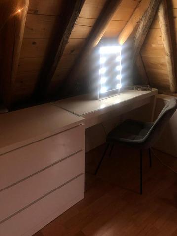Ikea malm ladekast hoogglans wit