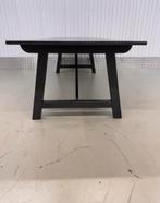 260 x 100 cm zwart gebeitst eiken tafel design VAN ROSSUM, Huis en Inrichting, Tafels | Eettafels, 100 tot 150 cm, Eikenhout, 200 cm of meer