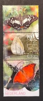 Nederland 2025 Beleef de Natuur Vlinders St Eustatius gst, Ophalen of Verzenden, Na 1940, Gestempeld