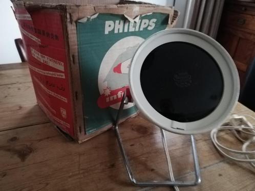 Vintage Philips Infraphil Infrarood Warmtelamp, Antiek en Kunst, Antiek | Lampen, Ophalen