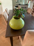 Groene Aardewerk Vaas 35cm, Ophalen, Gebruikt, Aardewerk of Porselein, Minder dan 50 cm