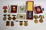 lot DDR medailles oost duitsland, Ophalen of Verzenden, Landmacht, Duitsland, Lintje, Medaille of Wings