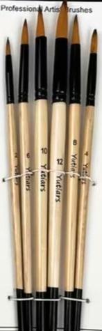 Set penselen nieuw geschikt voor Acryl. Olieverf. Aquarel., Ophalen of Verzenden, Zo goed als nieuw