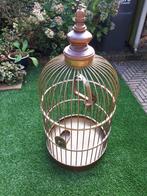 Koperen vogelkooi, Dieren en Toebehoren, Vogels | Hokken en Kooien, Ophalen, Zo goed als nieuw, Overige materialen, Vogelkooi
